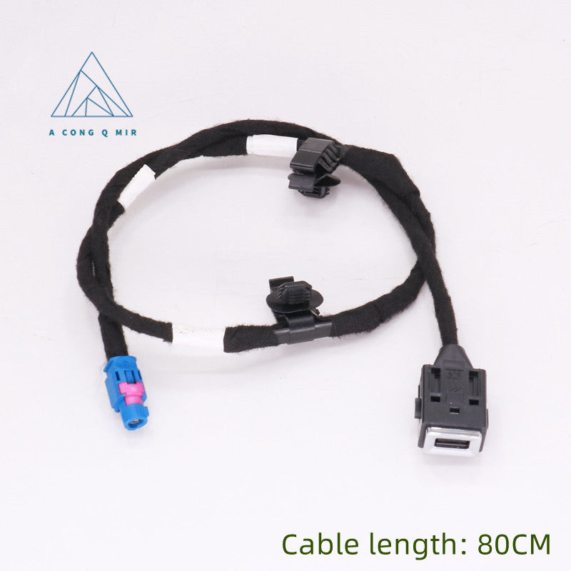 For Peugeot Citroen DS NAC RCC IVI USB cable original USB interface extender cable length 80CM