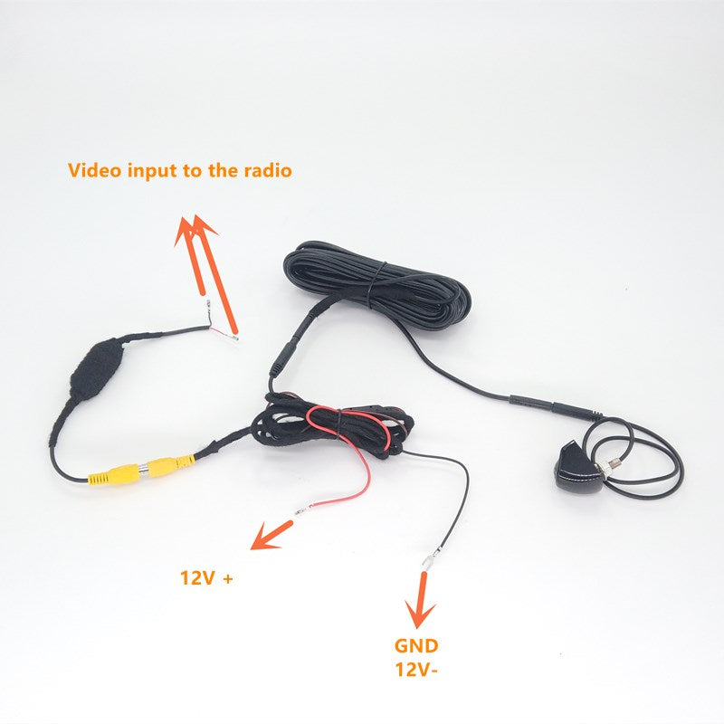 For Peugeot Citroen rear camera NAC radio panoramic camera 180° parking camera