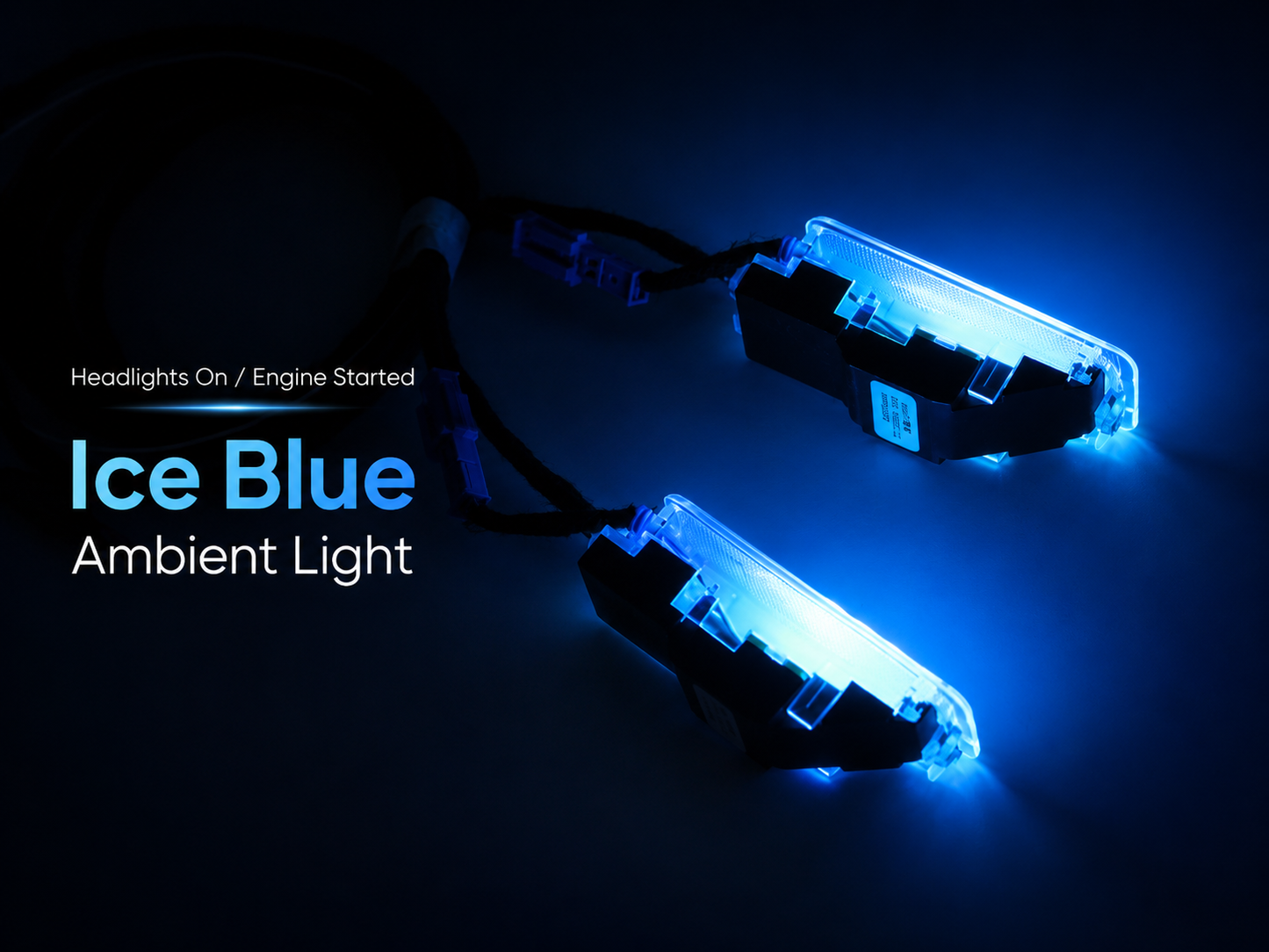 OEM-Style Dual-Color Footwell Lighting Retrofit Kit for Peugeot Citroën DS BSI 2010