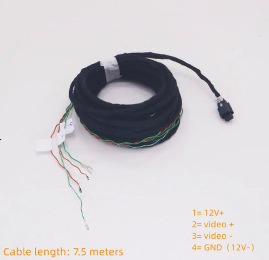 4P camera cable for Peugeot models
