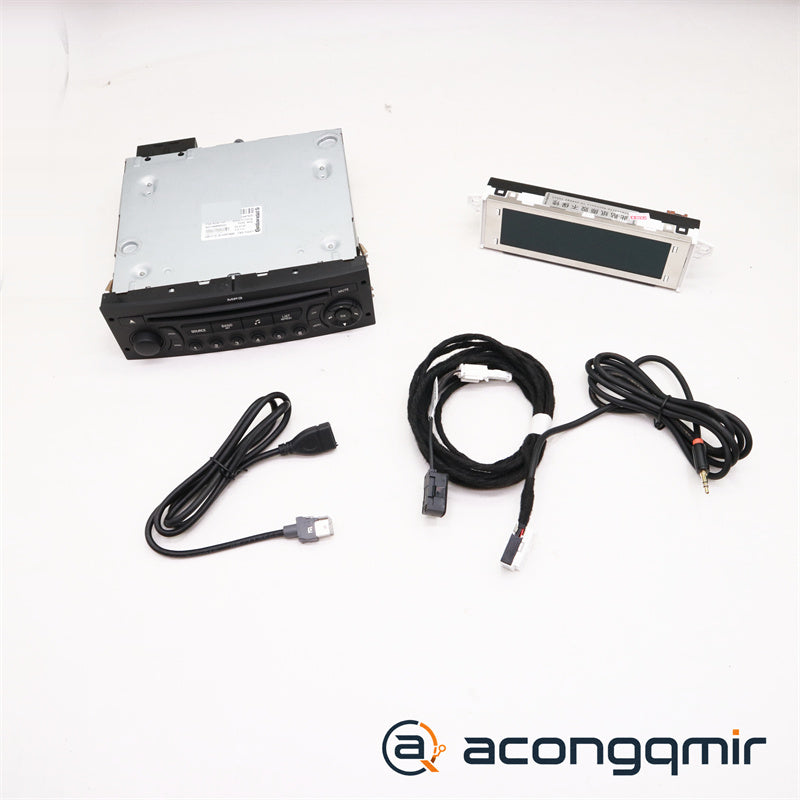 RD45 Bluetooth USB AUX CD Radio Upgrade Kit for Peugeot 207 307 308 407 Citroen C4 C5 RD4 Only with Display Mic