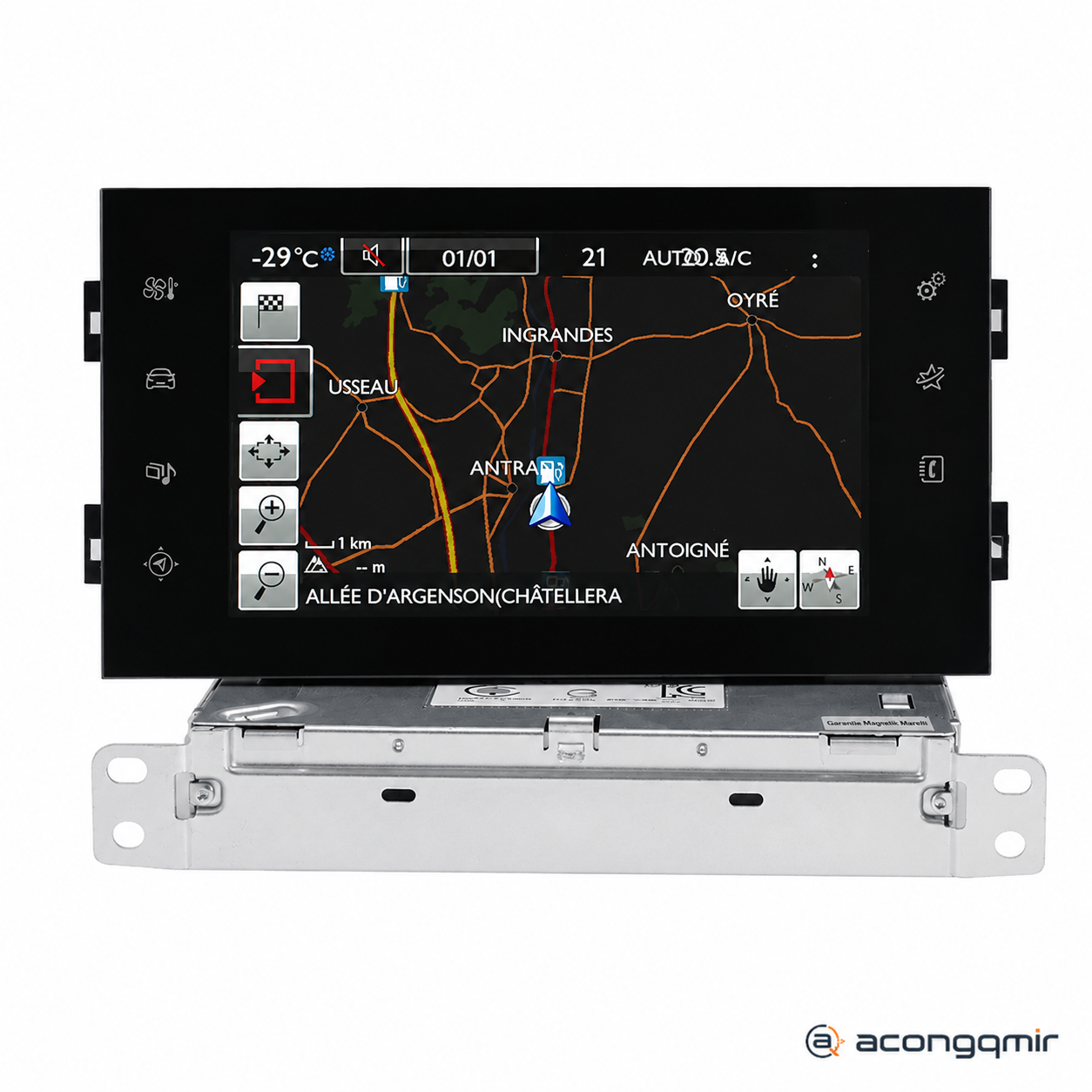 Peugeot Citroen DS SMEG PLUS SEMG + radio system touch screen
