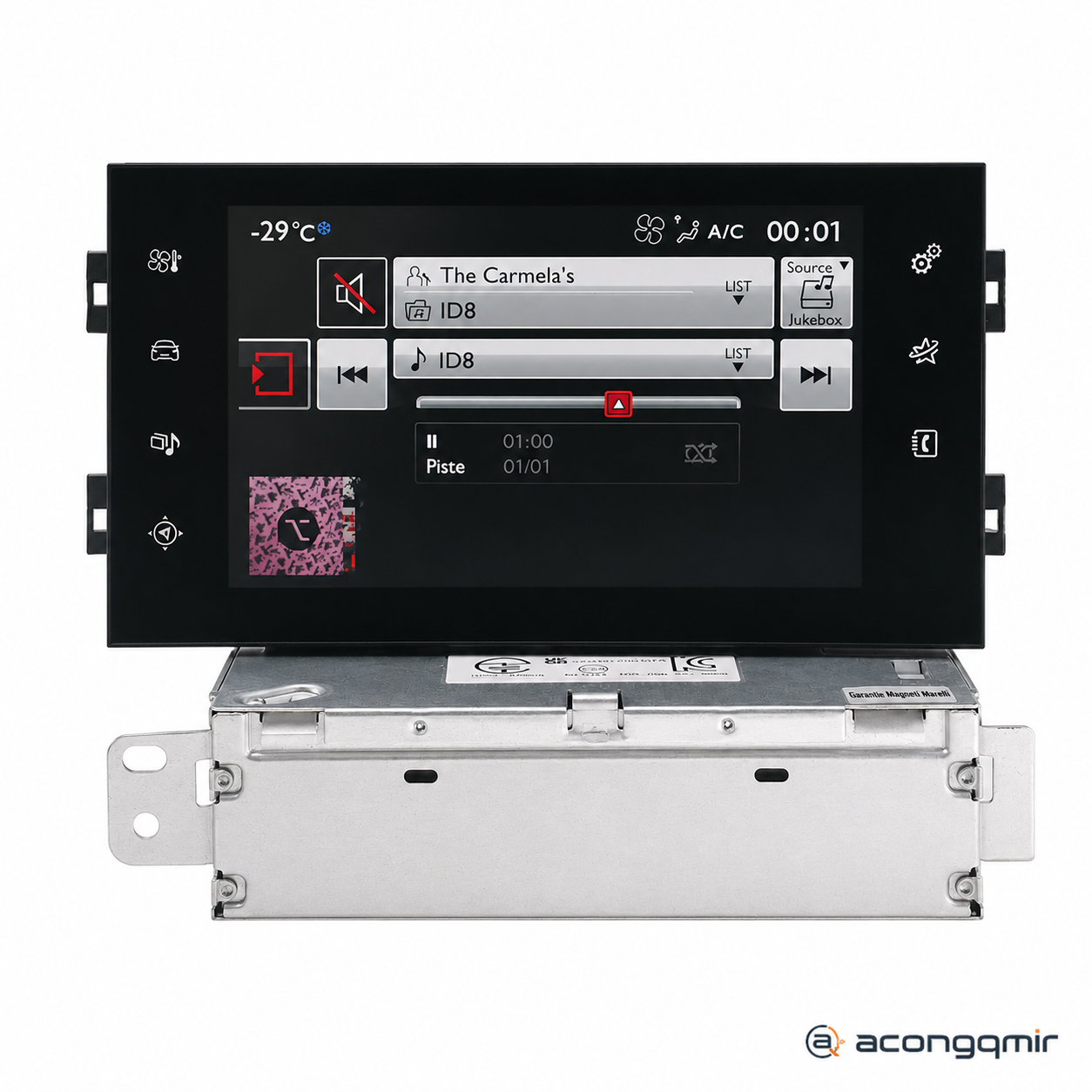 Peugeot Citroen DS SMEG PLUS SEMG + radio system touch screen