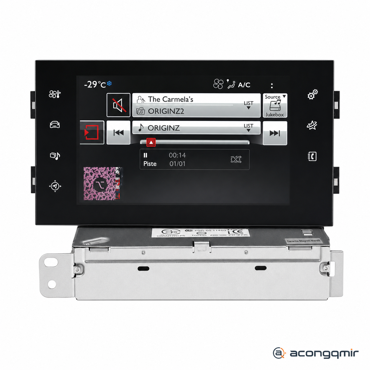 Peugeot Citroen DS SMEG PLUS SEMG + radio system touch screen